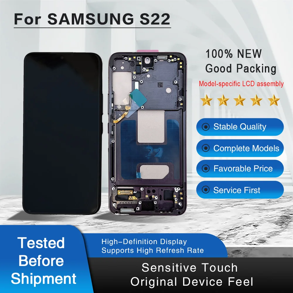 per-samsung-galaxy-s22-s901-display-lcd-touch-screen-digitizer-assembly-s901u-s901b-s901w-s901e-modulo-componente-lcd-di-ricambio