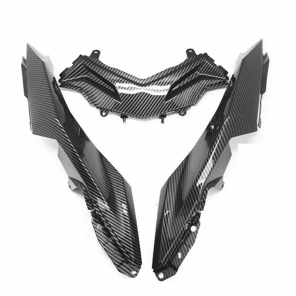 

Carbon Fiber Pattern Rear Seat Side Fairing Cowl Panel For Kawasaki Z250 Z300 2014-2018 100% High quanlity ABS Material