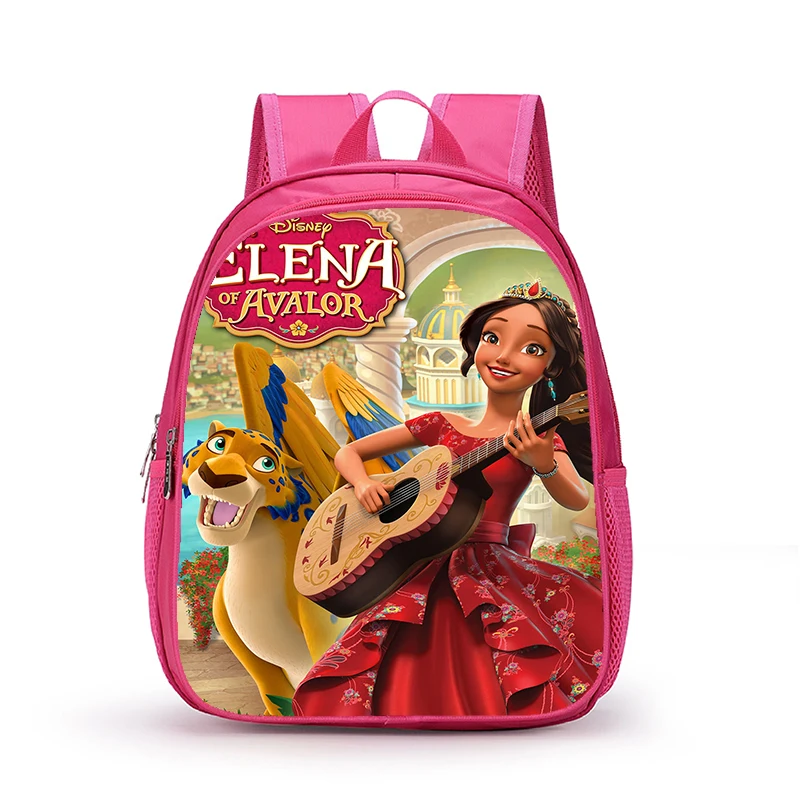 12 Inch  Disney Elena of Avalor Princess Kindergarten Backpack Children School Bag Toddler Bag for Kids Girls Bookbags Gift