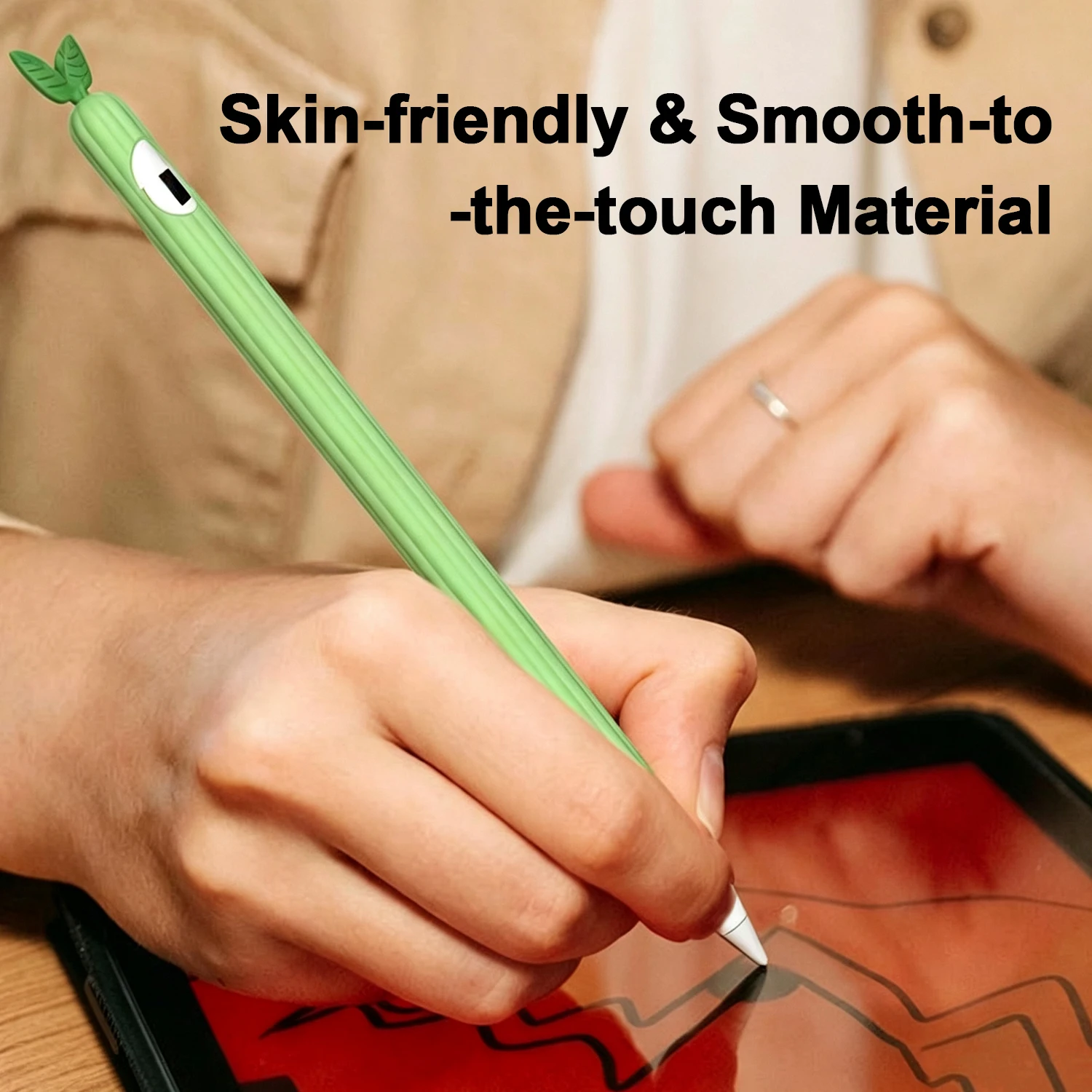 Colorful Silicone Protective Pen Case Compatible with Apple Pencil (1st Generation) Non-Slip&Shock-Resistant Case