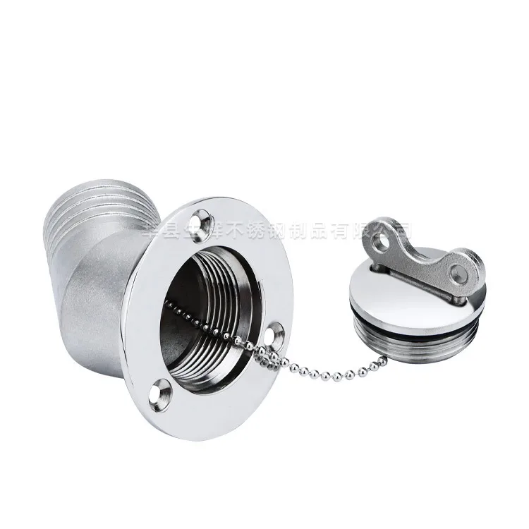 

38MM small key oil port, refueling port, water port, fuel tank body manufacturer spot 316 stainless steel marine hardware