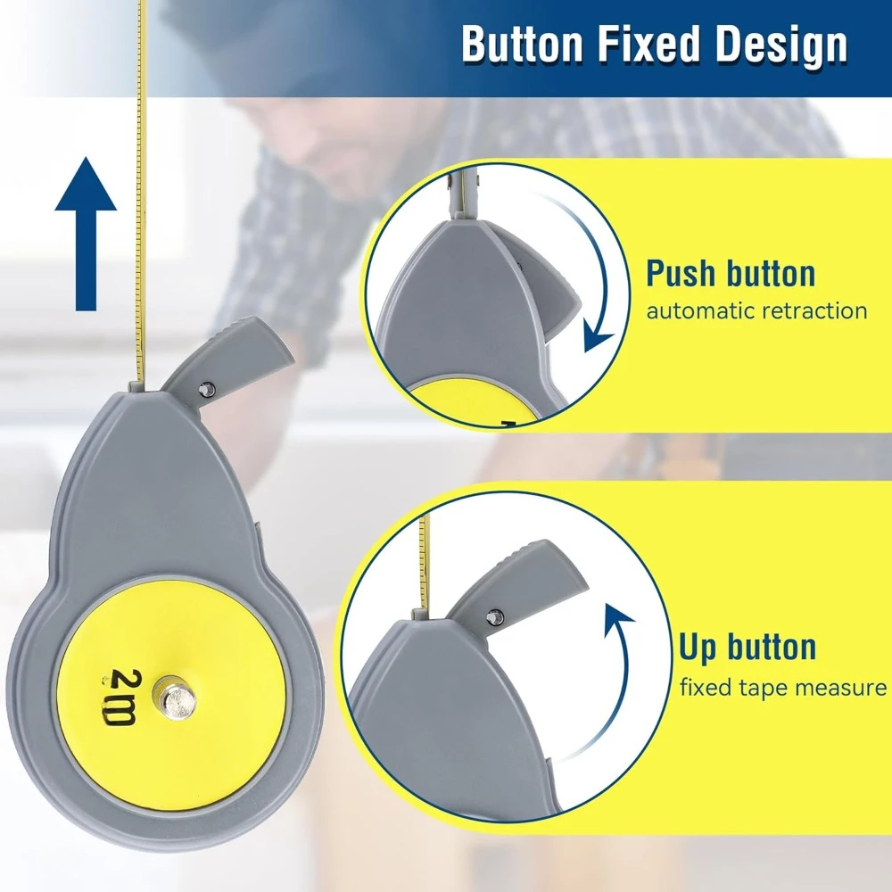 6.56피트 줄자 컴퍼스와 10개의 연필심을 사용하여 원과 선을 그리는 데 사용되는 빔 컴퍼스를 측정합니다.