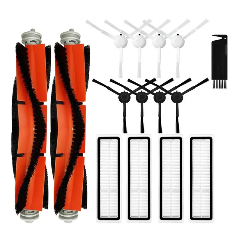 

Запасные части и аксессуары для робота-пылесоса Dreame Bot D10S / D10S Pro: основная и боковые щетки JHD