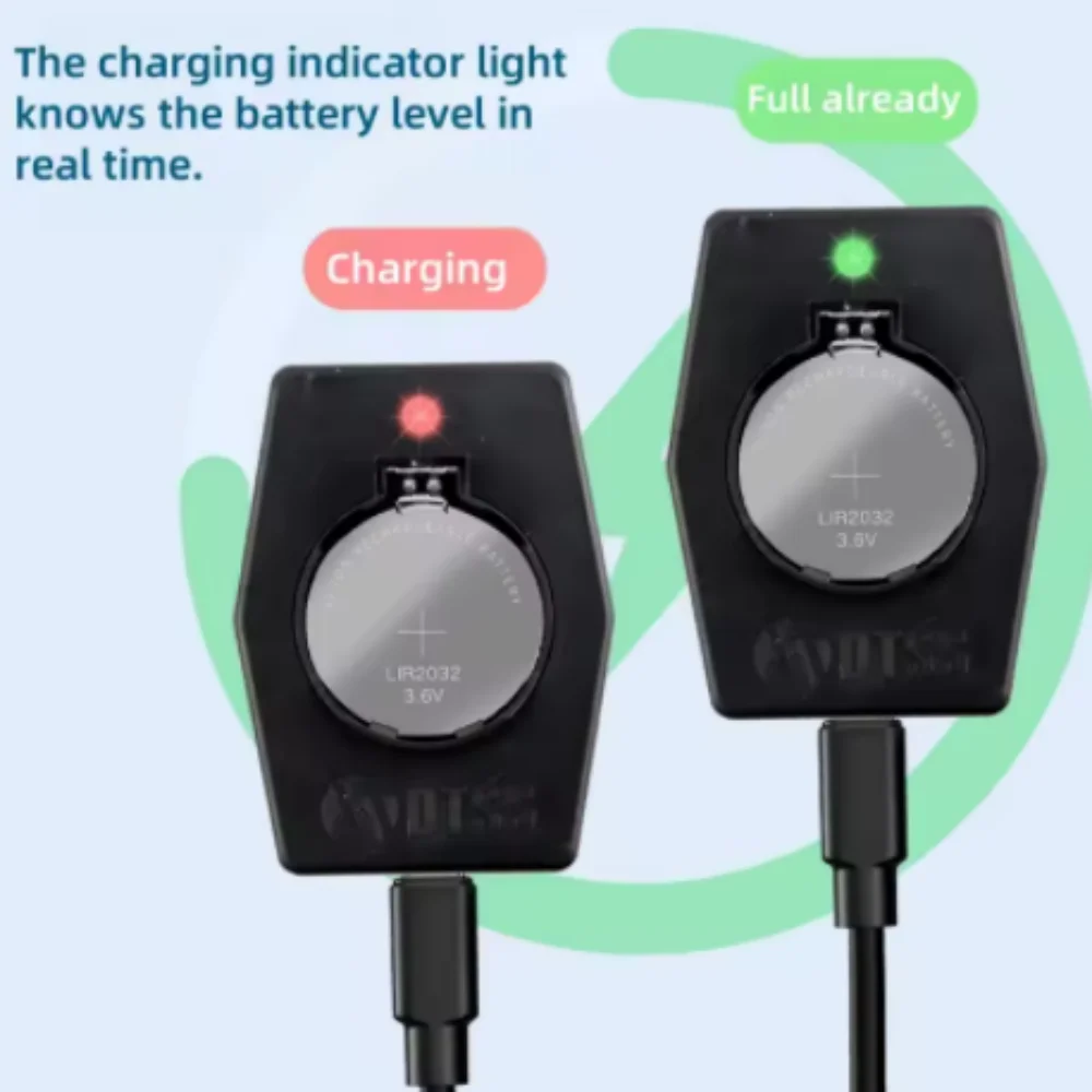 5-50PCS LIR2032 Conveniently Rechargeable Battery 2032 Lithium Charging Can Replace 3.6v 40mAH CR2032 for Watches Coin Battery view 5