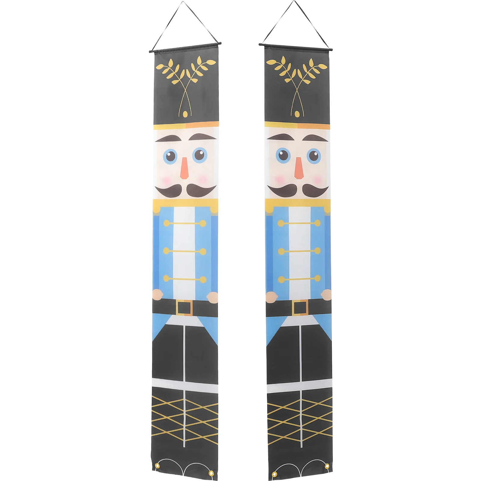 

Christmas Nutcracker Door Decorative Couplet Couplet 30x180cm Xmas Banner Decorative Party naments Home Decoration