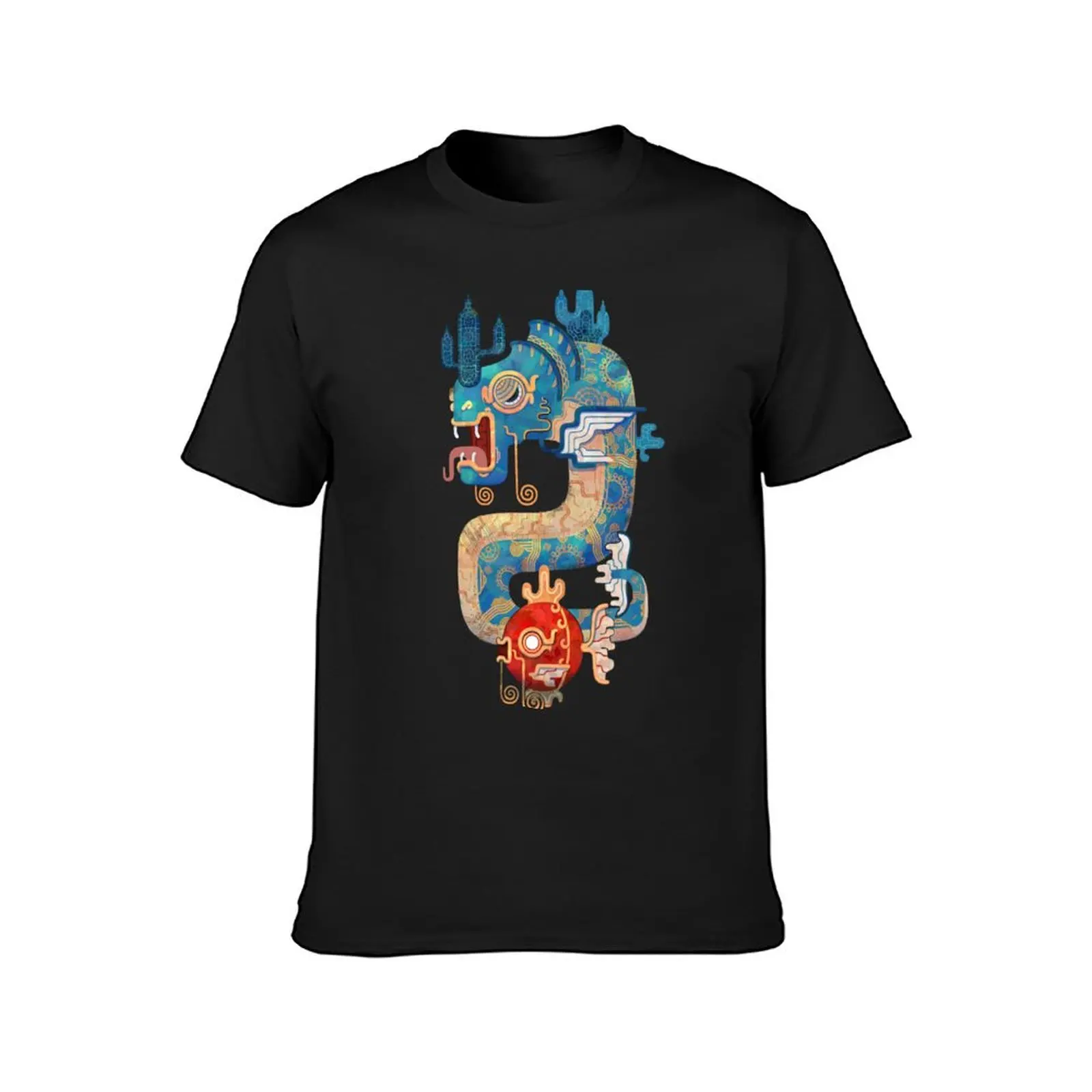 Carp & Dragon T-Shirt anime blanks Men's clothing