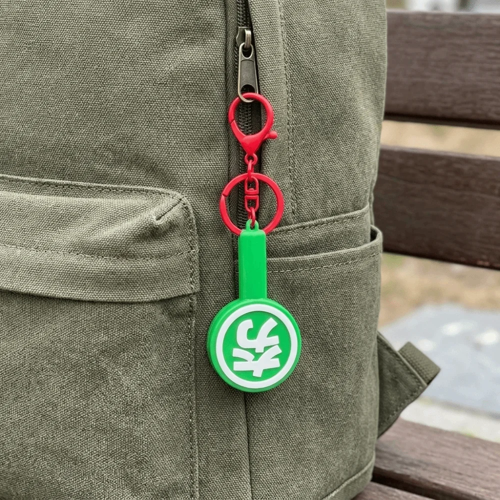 Board Game Or Boardgame - Handheld Judgement Board Keyring Right or