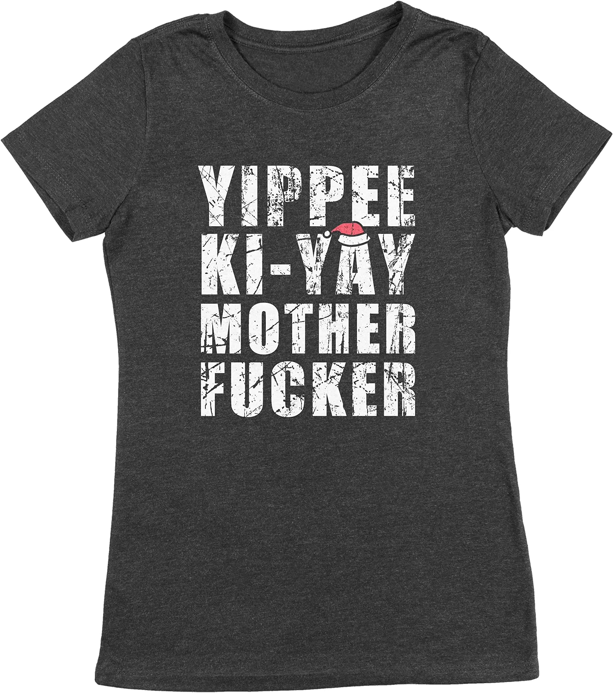 Womens Yippee Ki Yay Mother T Shirt Funny Sarcastic Movie Quote Novelty Tee for Ladies Anime Graphic T-shirts for Men