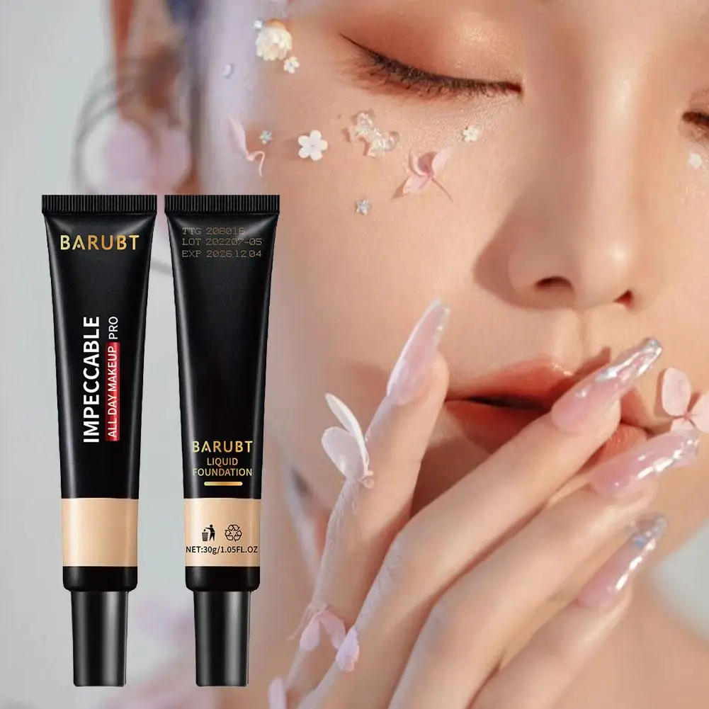 

Concealer Repairing Nourishing Liquid Foundation Covering Circles Tube Face Base Concealer Makeup Acne Liquid Spots Dark B4Q0