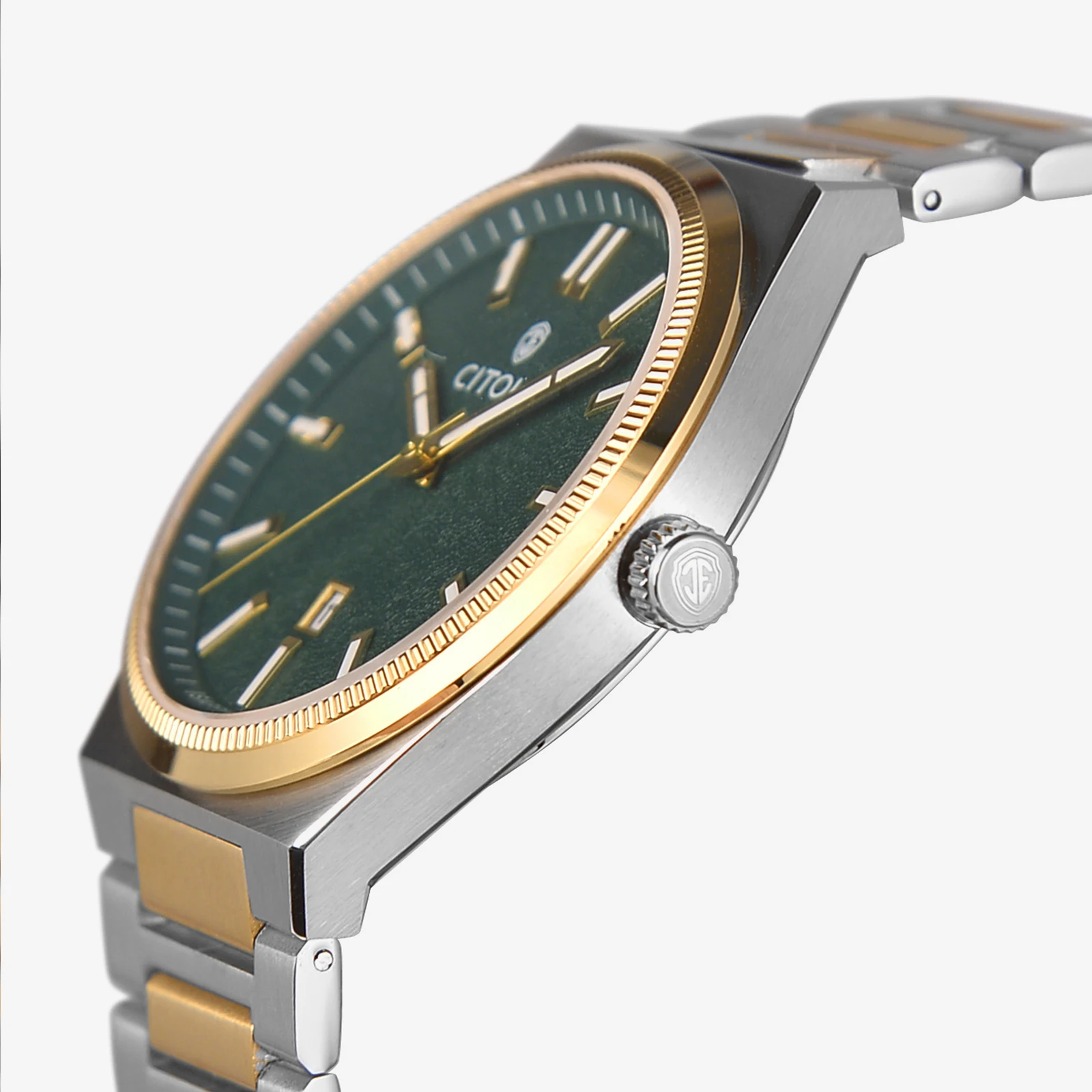 Luxury Sports Watch for Men Waterproof Stainless Steel MIYOTA 2115 Quartz Movement CT7010G