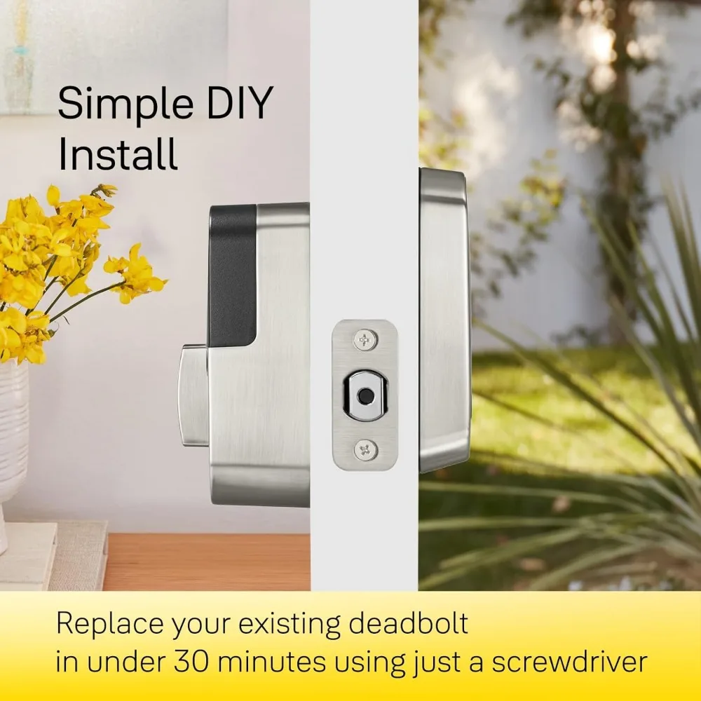 قفل ضمان الأدوات وتحسين المنزل 2 Touch Deadbolt، قفل باب ذكي ببصمة الإصبع من البرونز المطلي بالزيت