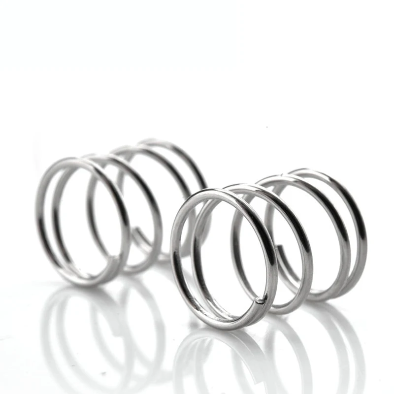 304 Stainless Steel Y-type Compression Spring, Return Spring Steel Wire Diameter 0.8mm Outside Diameter 2/3/4/5/6/7mm