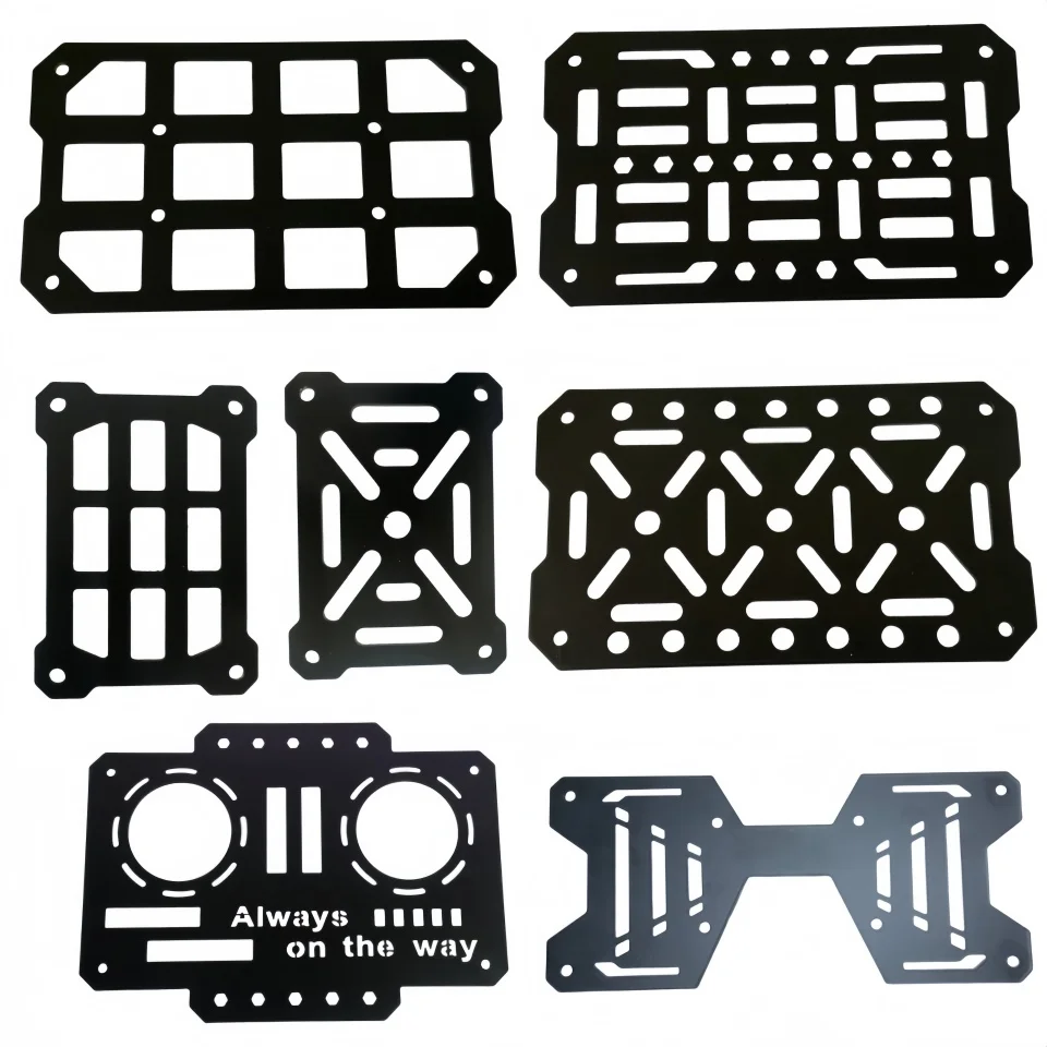 Motorcycle Top Case Molle Panel Aluminum Alloy Tactical Storage Box Universal Side Box Modular Organizer Quick-Mounting
