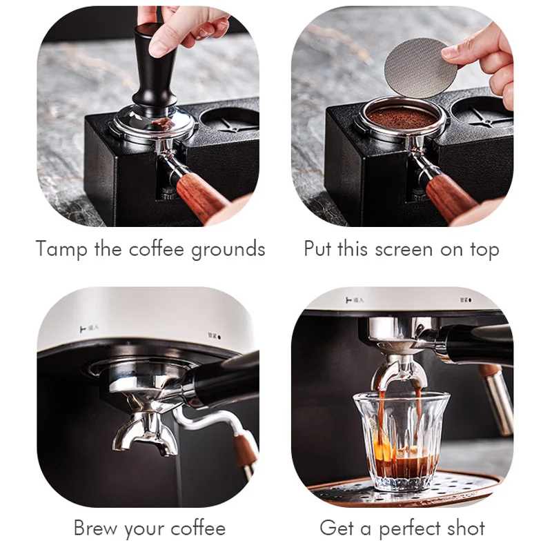 Coffee Filter Screen Stainless Portafilter Puck Screen Reusable Filter Mesh Screen for Espresso Coffee Machine 51/53.5/58.5 MM - Image 6