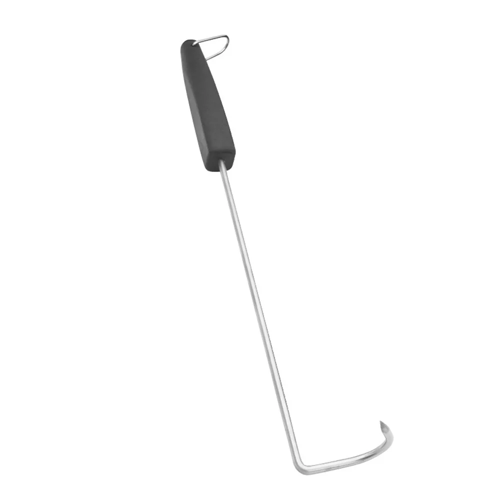 

1Pcs Barbecue Fork Stainless Steel Durable Non Deform Bbq Tool Outdoor Camping Grill Fork Portable Food Holder