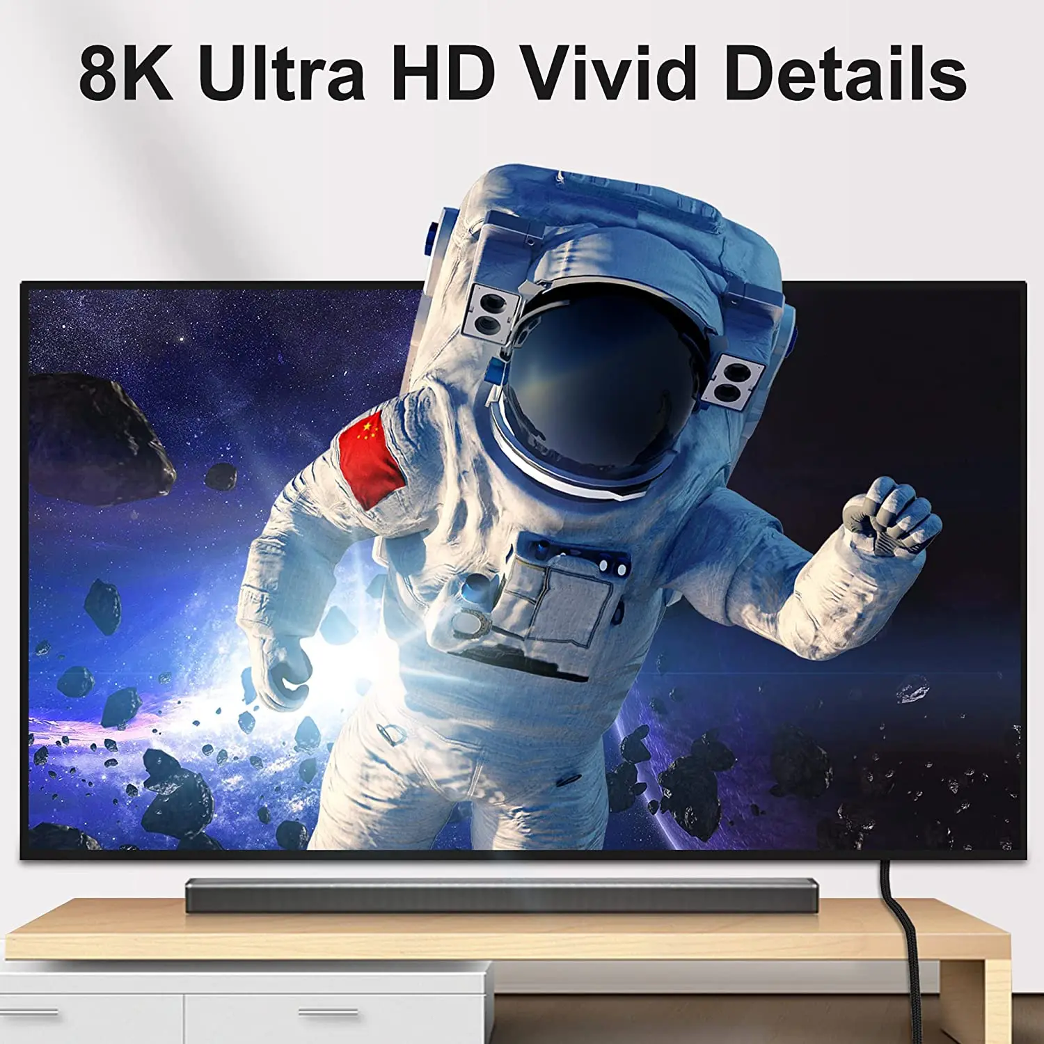 8K DP 1.4 Cable 8K@60Hz DisplayPort 1.4 Video HD Cable dp to dp 4K@144Hz 2K@165Hz for PC Laptop TV Xbox Projector Gaming Monitor