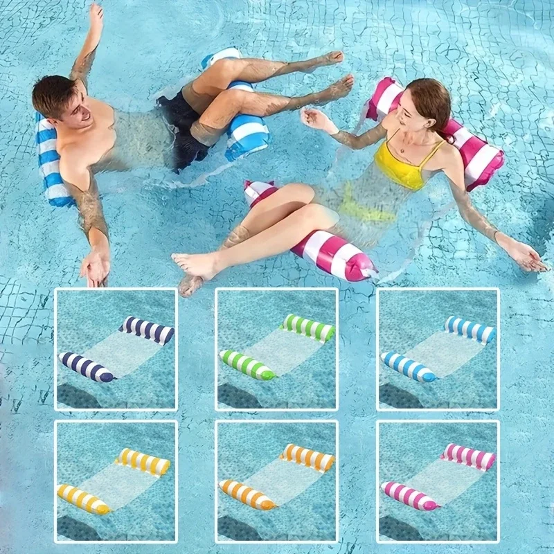 

InflatablePool Floats 4-in-1 Water Hammock Recliner Inflatable Pool Floats Adult Party Party Water Rest Beach Float