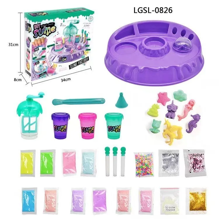 

Magic Bubble Slime Set Crystal Clay Non-Toxic Stress Relief Sensory Toy for Boys Girls Age 6-12 Perfect Parent-Child Interactive