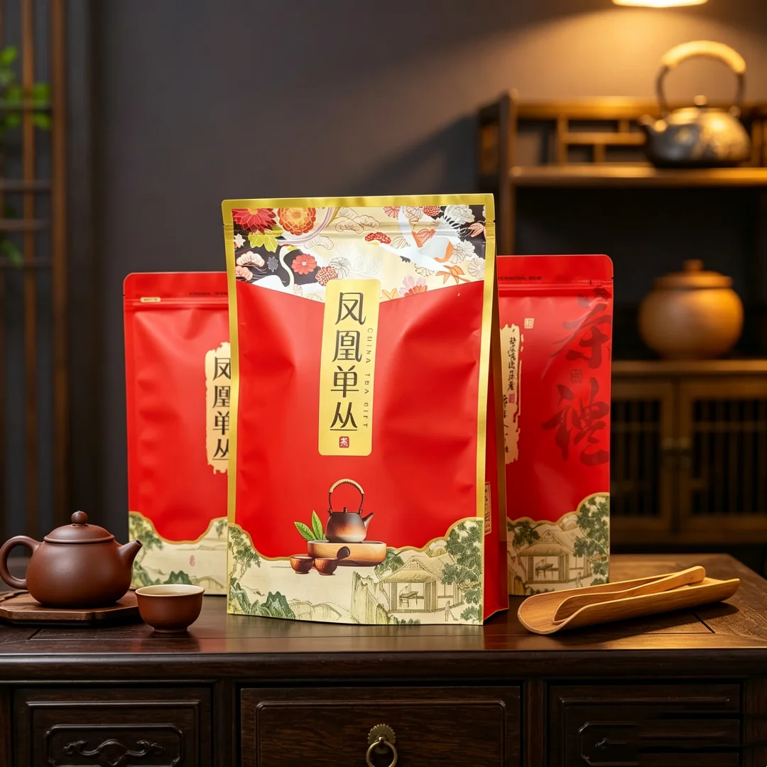 China Fenghuang Dancong Oolong Zipper Bag Phoenix Oolong Tea Seal Self-supporting Dancong Basic Recyclable Sealing bag 250g