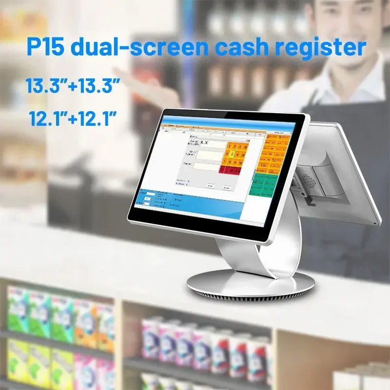 AndroidスクエアキャッシュレジスターPOSシステム、商用ウィンドウPOS