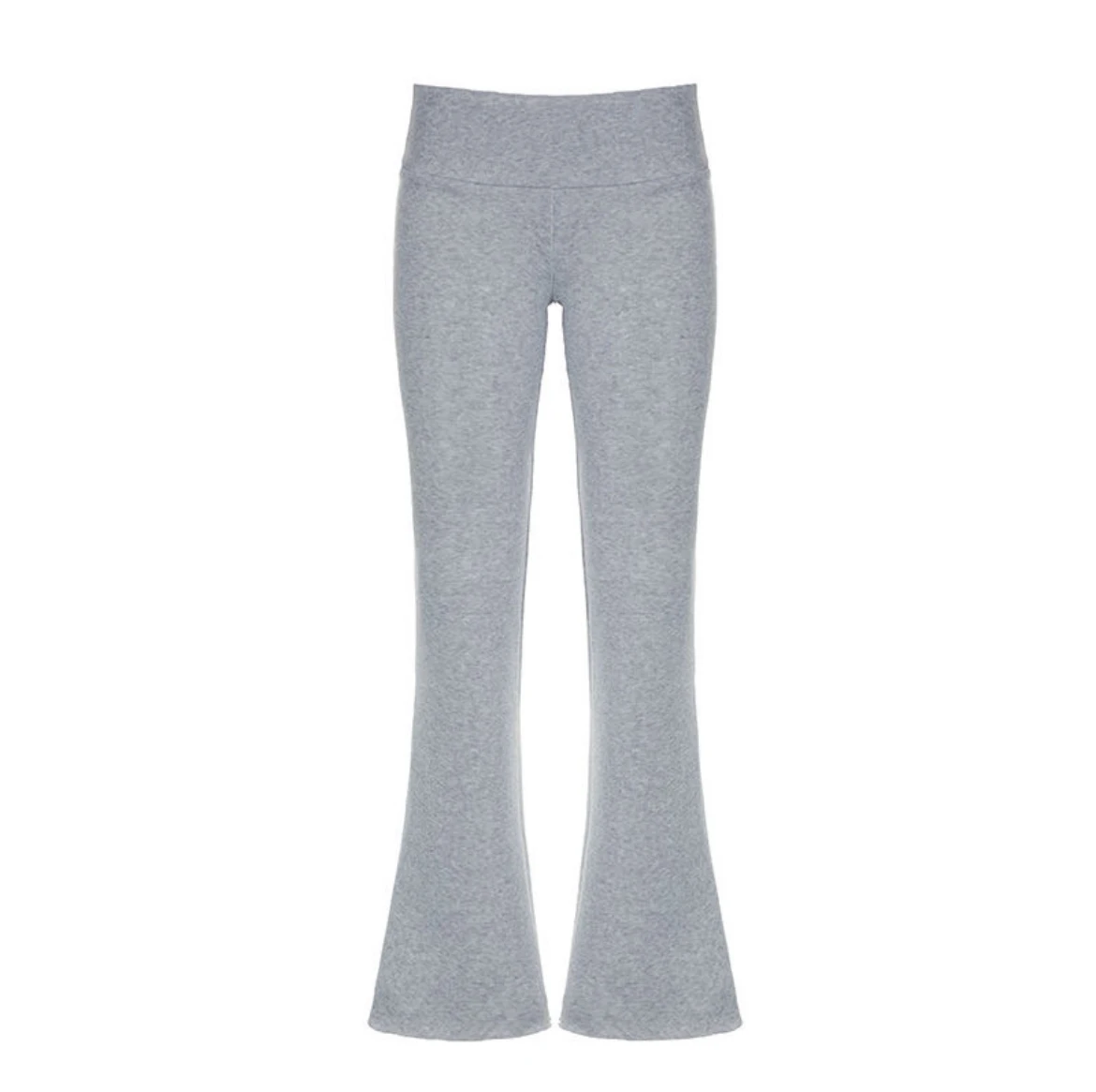 High Quality New Woman lady Low Waist Casual Sweatpants For Women Grey Solid Simple Basic Flared Pants Sports Jogging Trousers