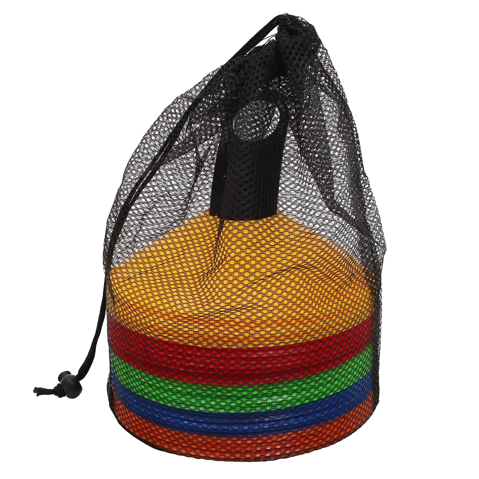 

1 set Portable Soccer Training Cones Football Agility Discs For Sports Drills Outdoor Practice Plastic Cones Team Training