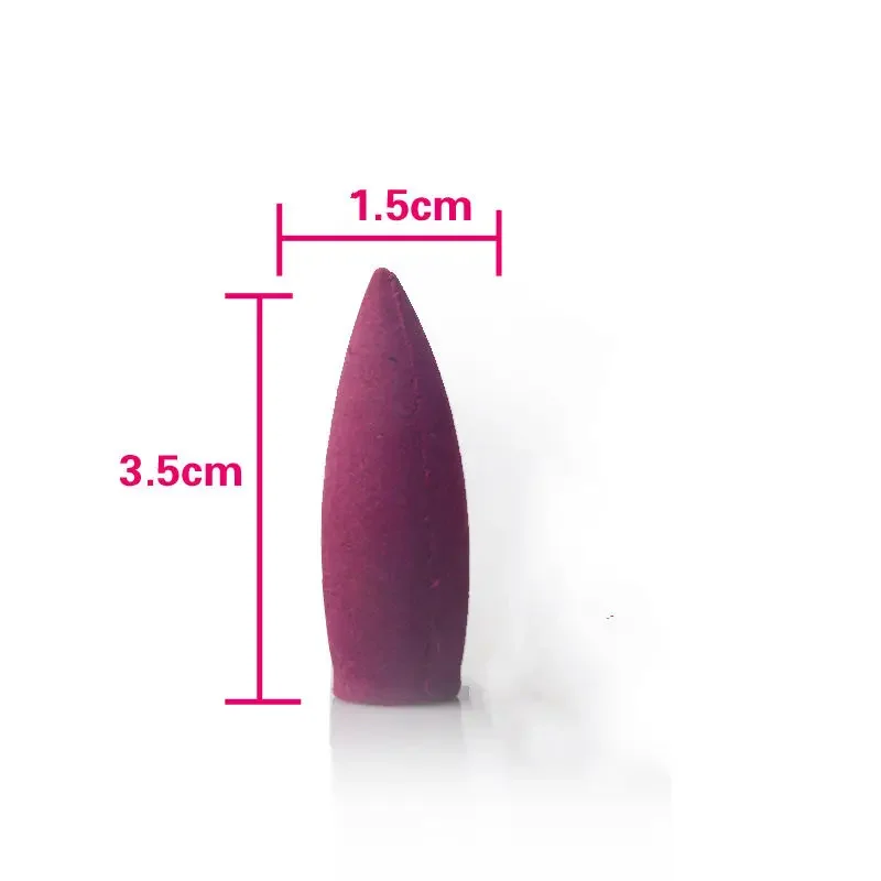 Y مخاريط البخور ذات التدفق الخلفي المتضخم بالجملة 200 جرام/500 جرام/1000 جرام بخور برج لوتس من خشب الصنال لموقد النحاس والسيراميك