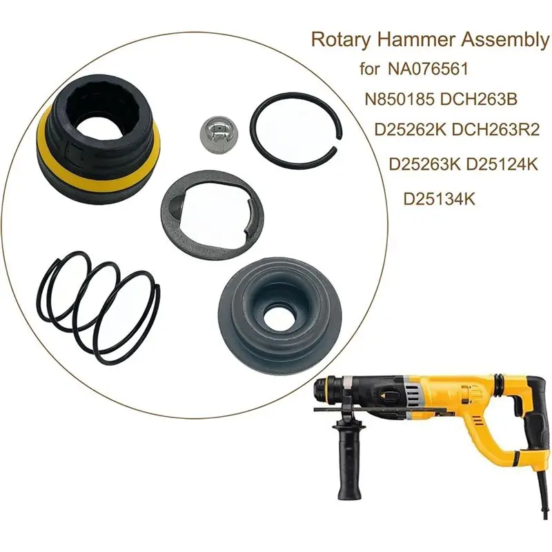 Aug. NA076561 Complete Rotary Hammer Replacement For DCH273, D25262K, DCH263B, D25134K Tools