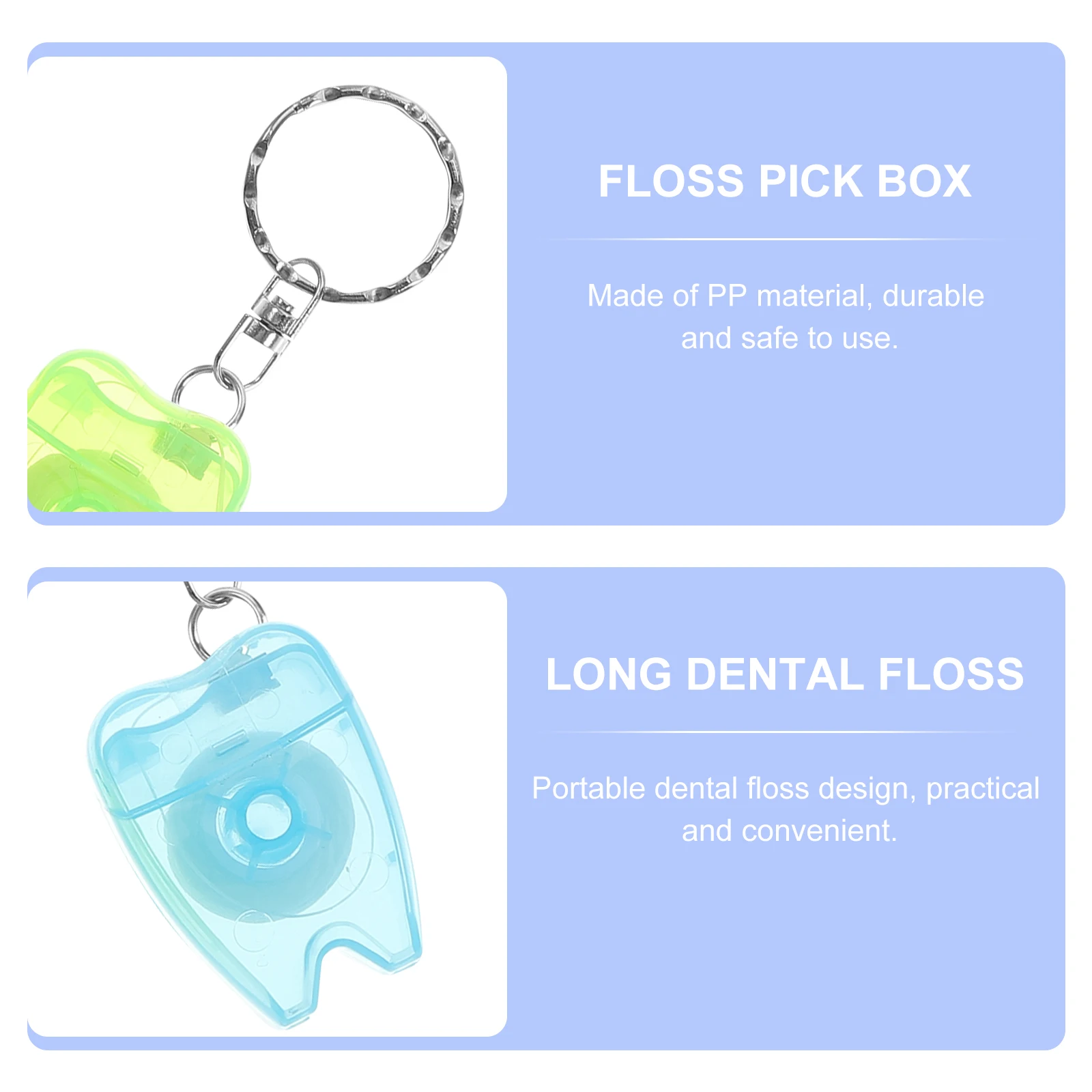 

5pcs Portable Dental Floss Practical Long Teeth Cleaner Convenient Travel Size Picks Box Daily Oral Hygiene Tool
