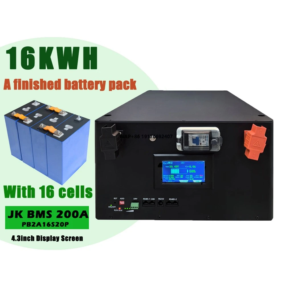 

EEL 15kWh 16kWh eve Lithium Iron Phosphate Battery 48V Rechargeable Battery Pack Solar Energy Storage LiFePO4 Battery