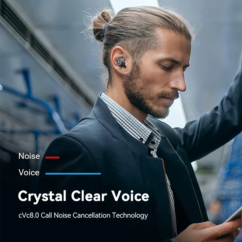 اديفير سماعة لاسلكية ذكية موديل TWS1 Pro, سماعات بلوتوث إصدار 5.2، وقت تشغيل يصل إلى 42 ساعة، سريعة الشحن، مزود بتقنية aptX التي تعالج مشاكل البلوتوث