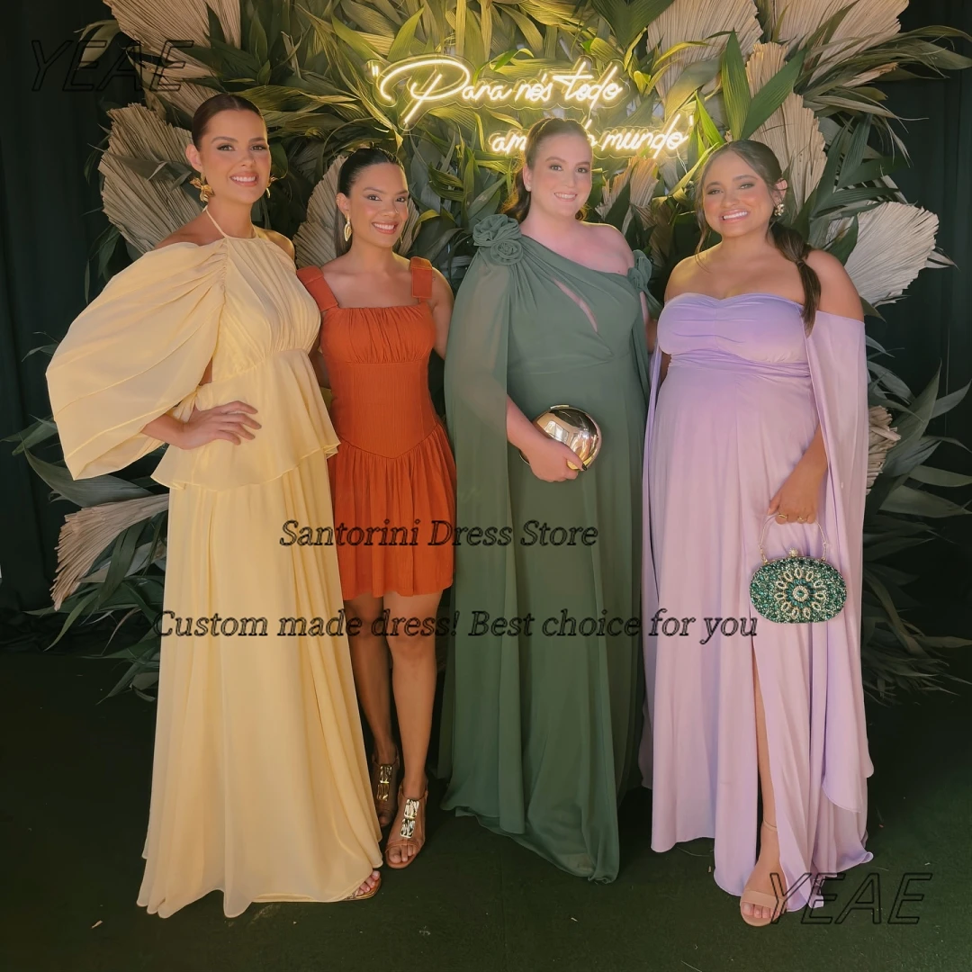 Sukienki na studniówkę z odkrytymi plecami w stylu Santorini 2025, sukienki wieczorowe z dekoltem typu halter, odkryte ramiona, seksowne suknie na przyjęcie urodzinowe, szyte na miarę