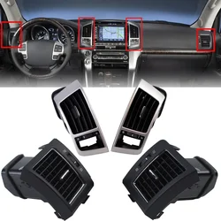 Car Dashboard A/C Air Outlet Vent Grille for Toyota Land Cruiser FJ200 LC200 2008-2015 Trapezoidal ABS replacement intake frame