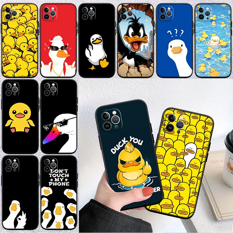DUCK Cartoon Phone Case for Huawei Mate 20 P Smart+ P20 P30 Lite Pro Y5p Y6p Y6s Y7a Y8p Y8S Y9 Prime Y9S view 3