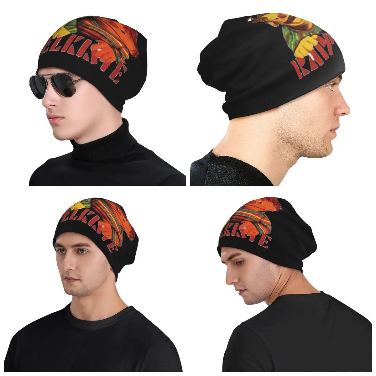 Ratz Und Rube Rappelkiste hombres mujeres adultos gorros gorras de punto gorro cálido Hip Hop Otoño Invierno al aire libre Skullies sombreros