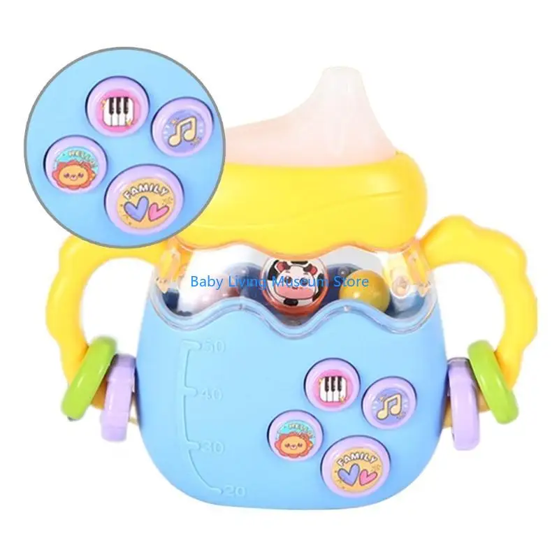 P31c giáo dục ratsle bé chai đồ chơi đồ chơi đồ chơi teether an toàn cho trẻ sơ sinh ánh sáng đồ chơi mọc răng