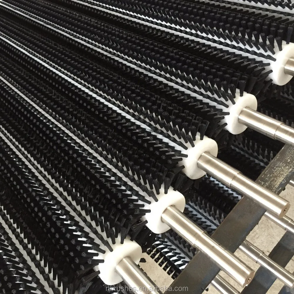 مصنع صانع تنظيف الألواح الشمسية تنظيف فرشاة الأسطوانة النايلون الخاصة #4