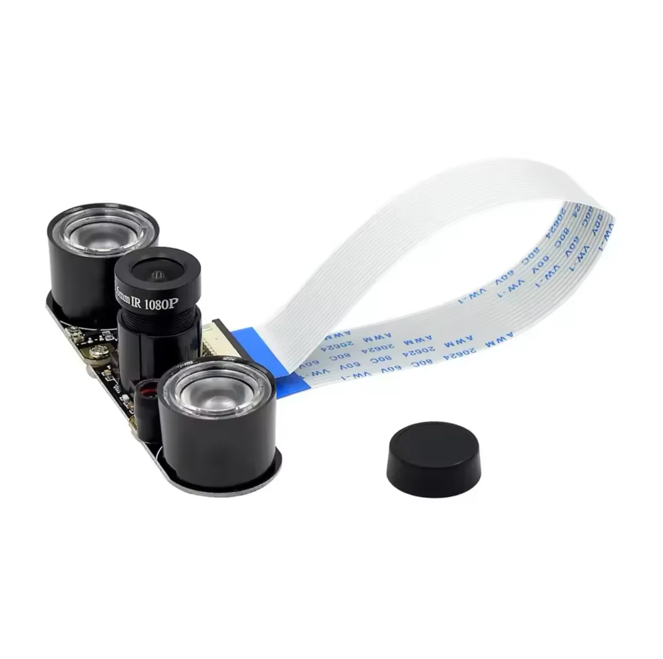 Raspberry Pi 4 Night Vision Fisheye Camera 5MP OV5647 70/95/160 Degree Focal Adjustable Camera for Raspberry Pi 3 Model B