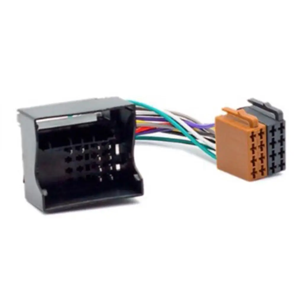 ISO Lead Wiring Harness Copper Core Connector Automotive Cable for CD Radio Installation in for volkswagen and for audi