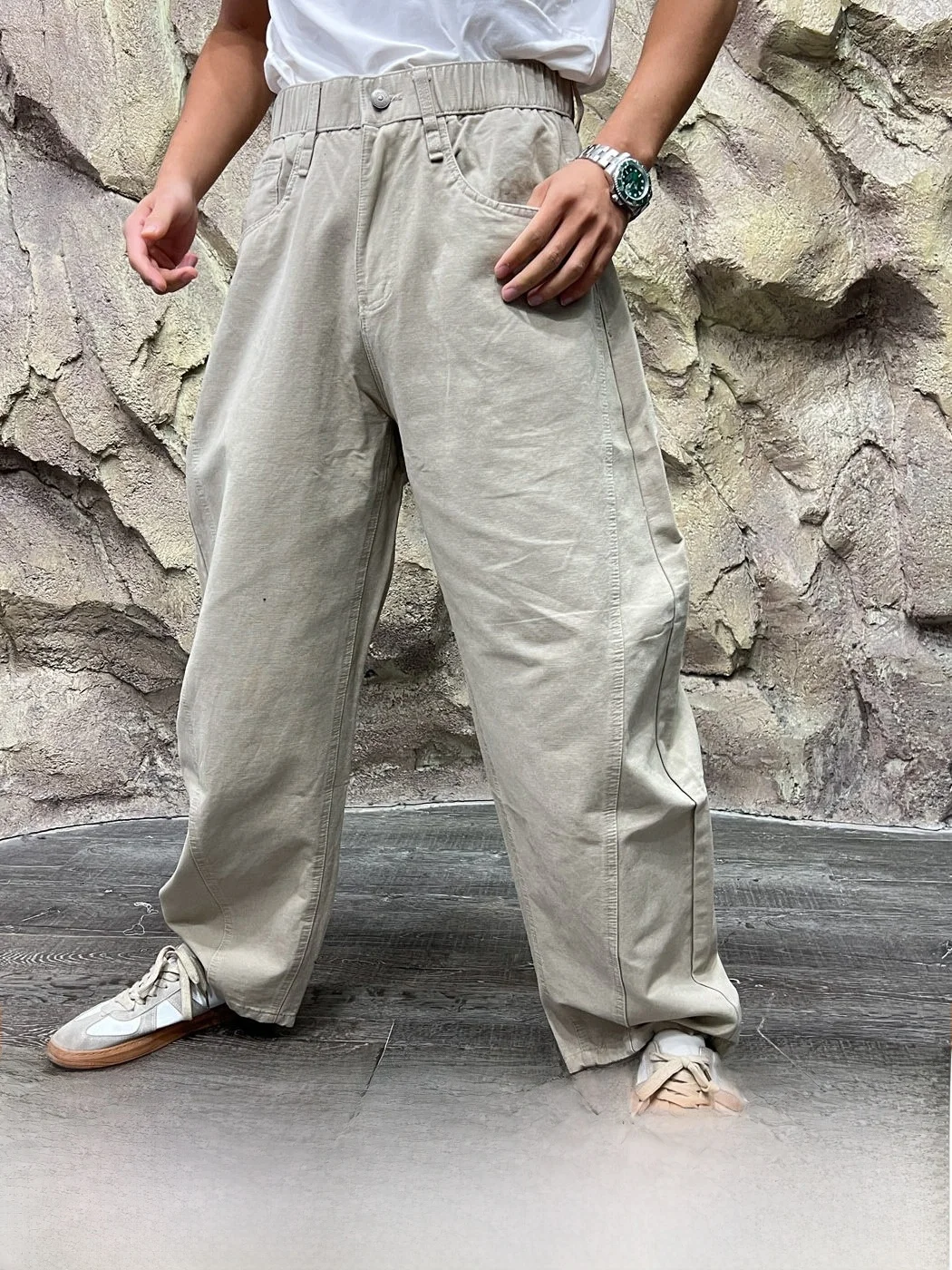 Japanese Knife - Calças Casuais Masculinas Estilo Minimalista Japonês,