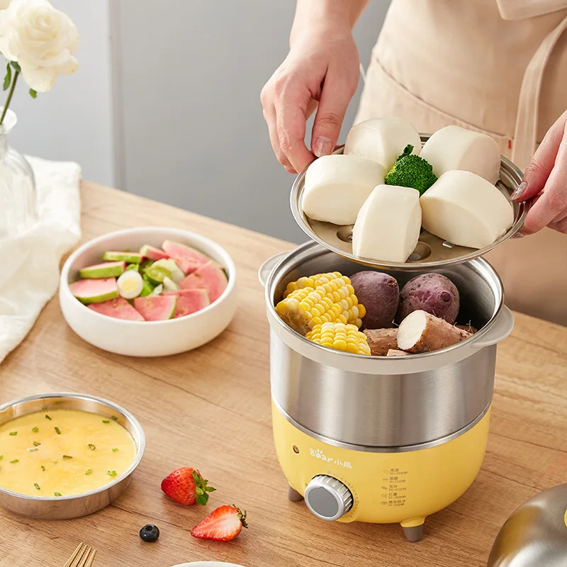 360W Electric Egg Cooker Breakfast Machine Food Steamer Egg Boiler Multicooker Egg Custard Steaming Cooker with Timer 220V