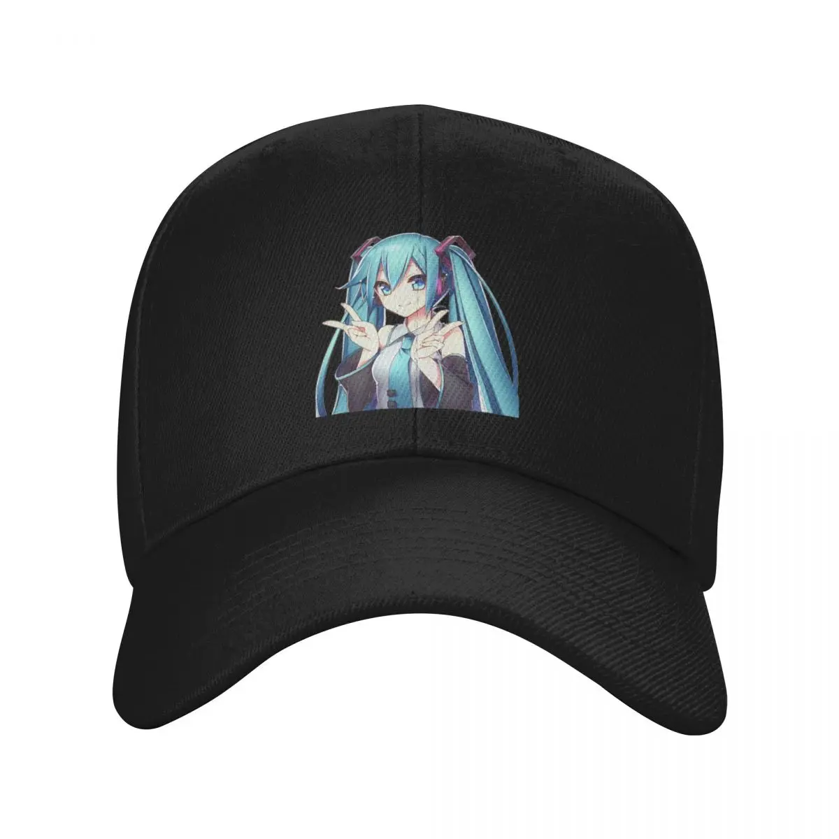 

Hatsune Miku Baseball Cap Kids Hat New In Hat Big Size Hat Wild Ball Women's Hats 2025 Men's