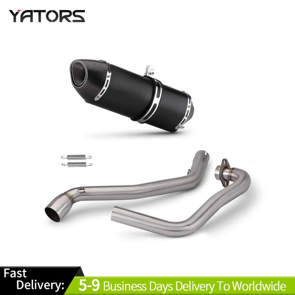 

Full System Slip-on Exhaust Front Link Pipe Muffler For Suzuki SF250 Gixxer 250 Exhaust Systems Exhausts Pipes