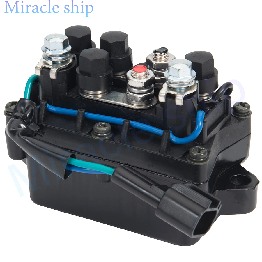 

Relay Assy 63P-81950-00-00 Trim Relay for Yamaha Outboard 4 Stroke Engine F150 & 250 40HP 50HP 60HP 75HP 90HP 60V-81950-00-00