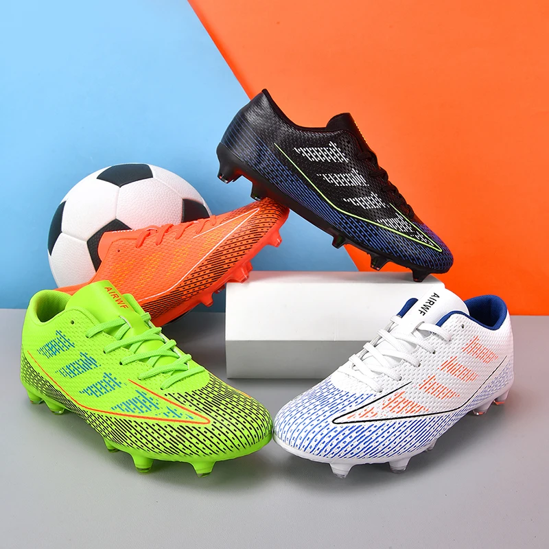 

Спортивная обувь с высокой лодыжкой FG/TF Детские футбольные бутсы Футбольные бутсы Профессиональные мужские футбольные бутсы Krampon Уличные кроссовки