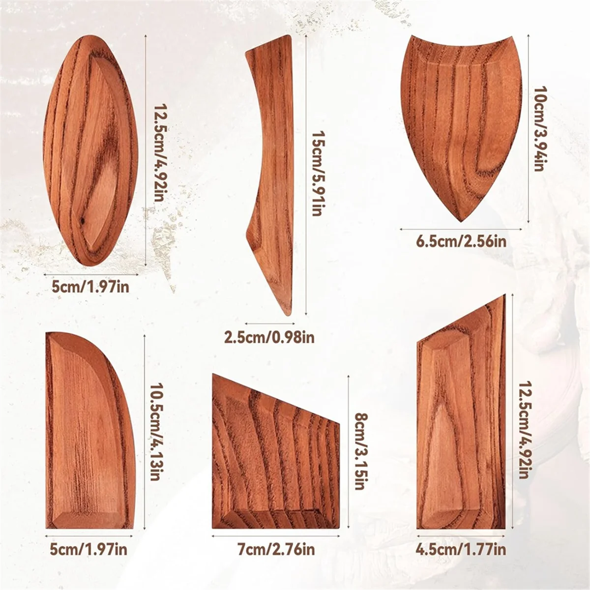 

Новые керамические ребрышки, 6 шт., инструменты для обрезки керамики, формирователь ног для керамики, инструмент для удаления реберной мембраны из гипса