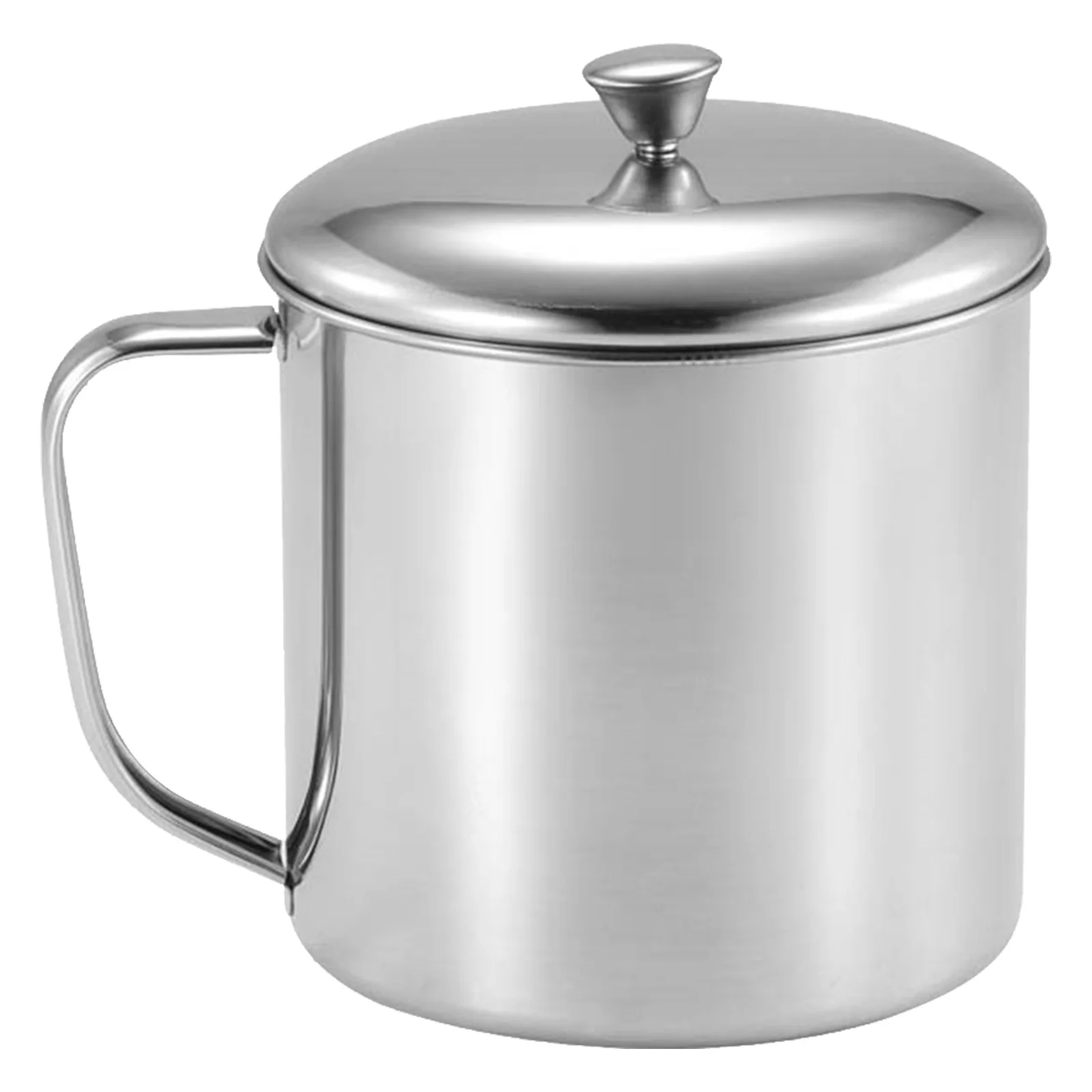 

1Pcs Stainless Steel Water Cup Rustproof Milk Coffee Beverage Mug for Home Office Use Water Mug Coffee Cup