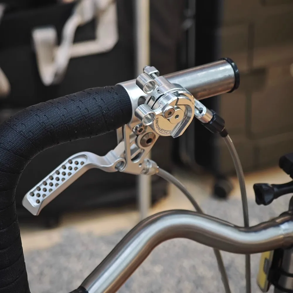 

UnionJack Thumb Shifter Alloy for Brompton Folding Modified External Speed 2-7 Speed Left-hand CPTline Universal Weighut 37.5g