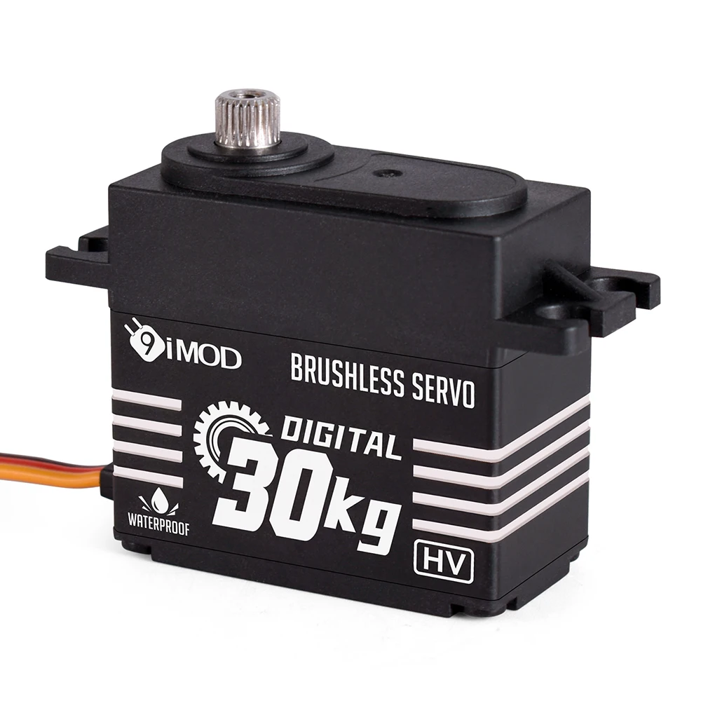 9imod Brushless Servo 20/30/40KG cassa in lega di alluminio impermeabile Digital Metal Gear Servo per RC Car Truck Crawler Boat Robot fai da te