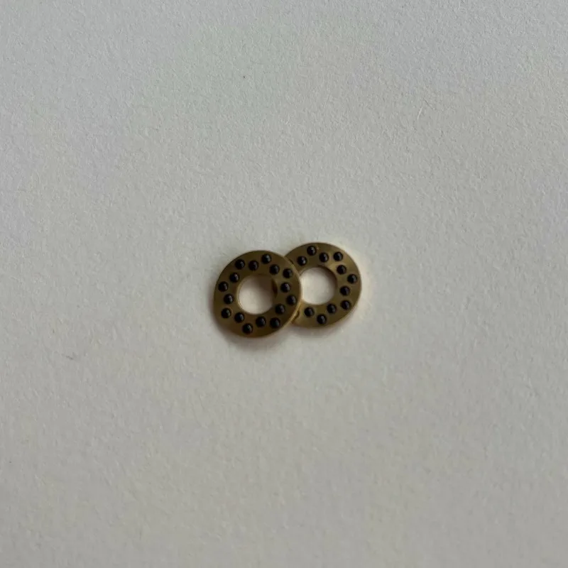 10 pçs/lote bronze cobre proteção bola cerâmica para facas diy flipper cerâmica rolamento de esferas ferramentas abertura rápida faca cz028